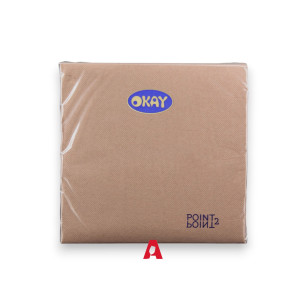 Tovagliolo 38x38 Marron - 40 pezzi