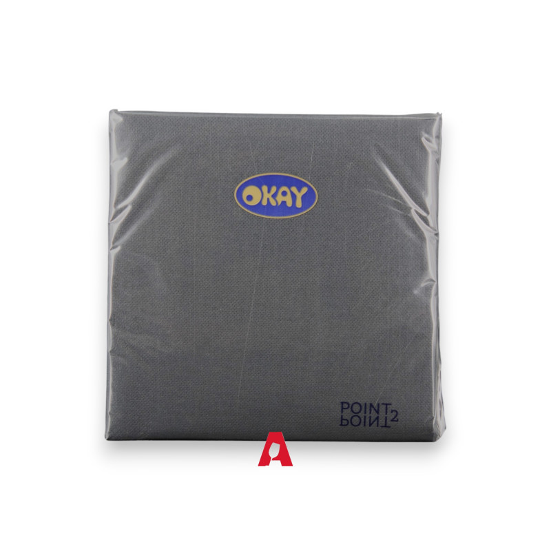 Tovagliolo 38x38 Nero - 40 pezzi