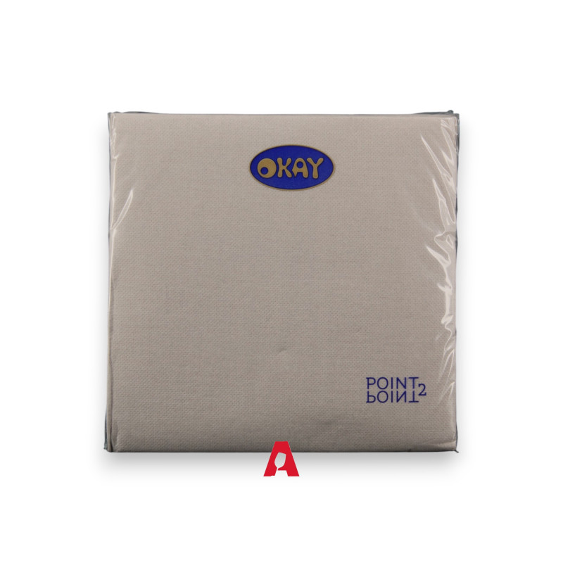 Tovagliolo 38x38 Tortora - 40 pezzi