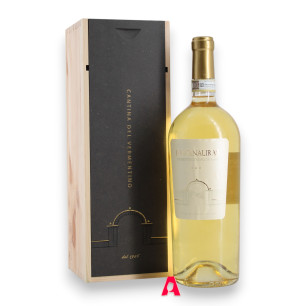 Funtanaliras Oro lt 1,5 - Confezione in legno