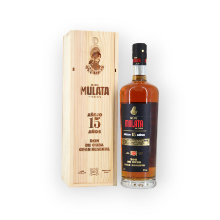 Rum Mulata Anejo 15 Anos cl 70 confezione in legno